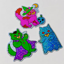 Load image into Gallery viewer, Kitty Glitter Stickers