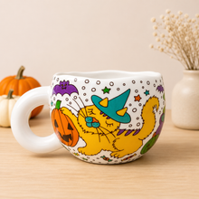 Load image into Gallery viewer, Kitty Witch Camp Mugs
