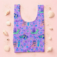 Load image into Gallery viewer, Coastal Kitty Reusable Tote
