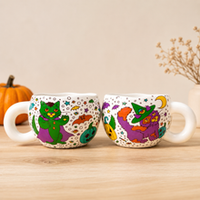 Load image into Gallery viewer, Kitty Witch Camp Mugs
