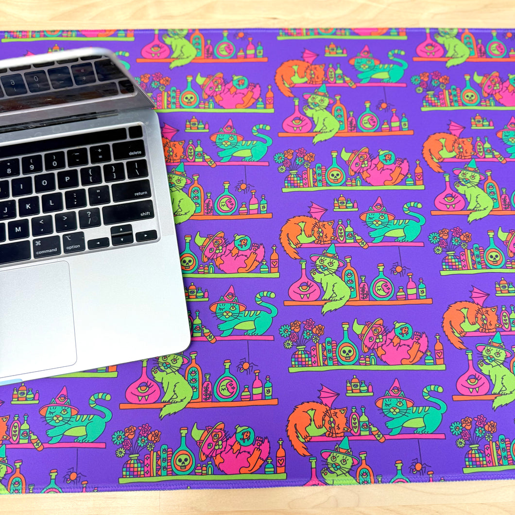 Apothecary Kitty Desk Mat