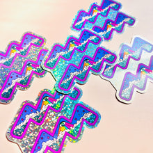 Load image into Gallery viewer, Aquarius Glitter Sticker
