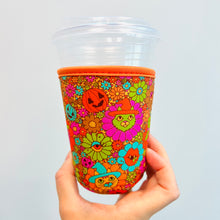 Load image into Gallery viewer, Floral Witch Kitty Coffee Sleeve
