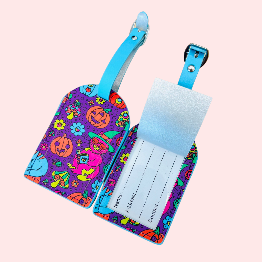 Halloween Cottagecore Luggage Tag