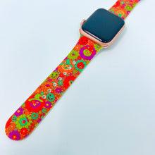 Load image into Gallery viewer, Floral Kitty Apple Watch Band
