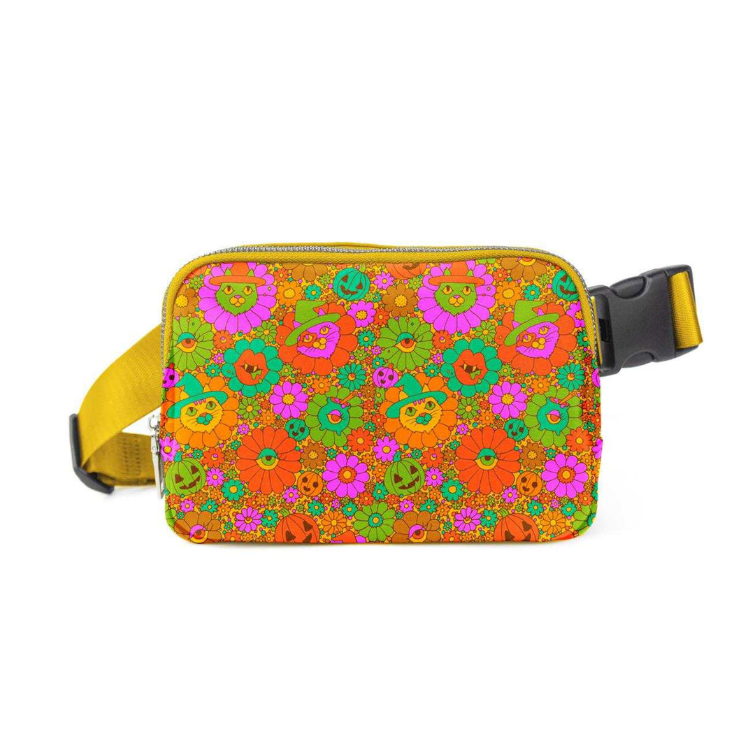 Floral Kitty Belt Bag