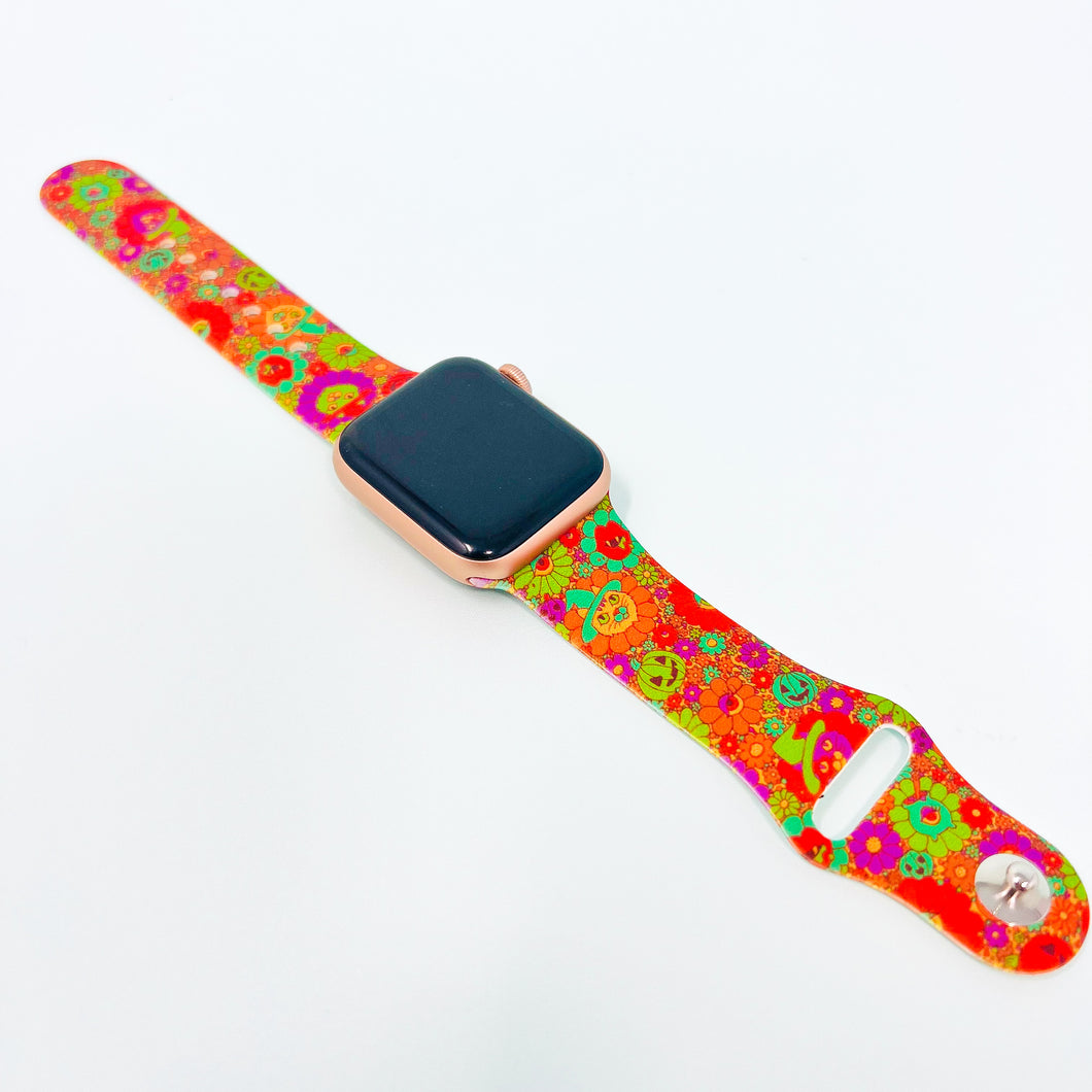 Floral Kitty Apple Watch Band
