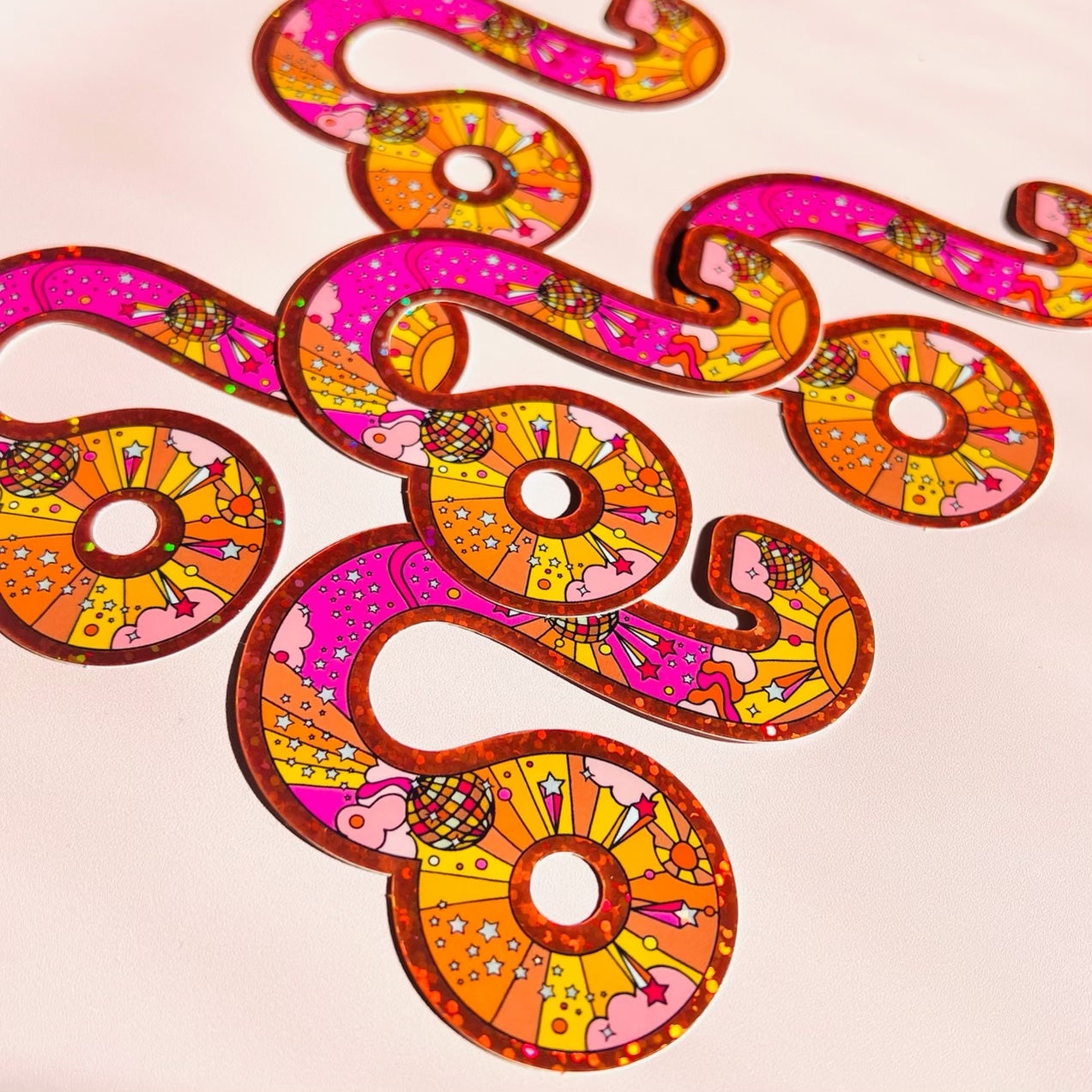 Leo Glitter Sticker