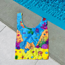 Load image into Gallery viewer, Meowmaid Beach Reusable Tote
