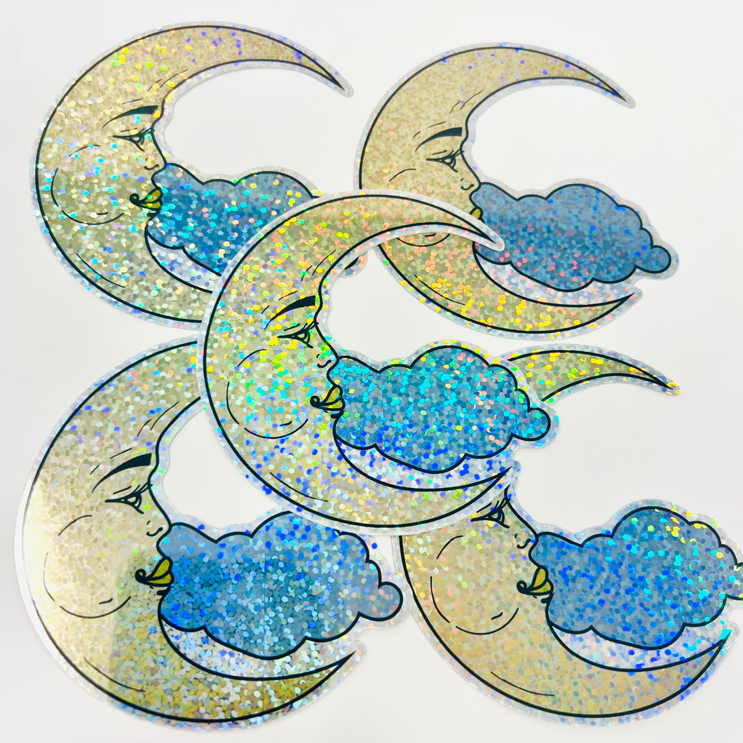 Moonshine Glitter Sticker